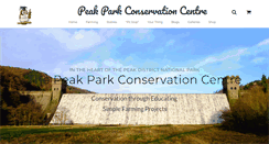 Desktop Screenshot of peak-park-conservation-centre.org
